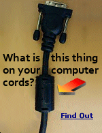 That small cylinder on your computer cords is called a ferrite bead and is actually really important.